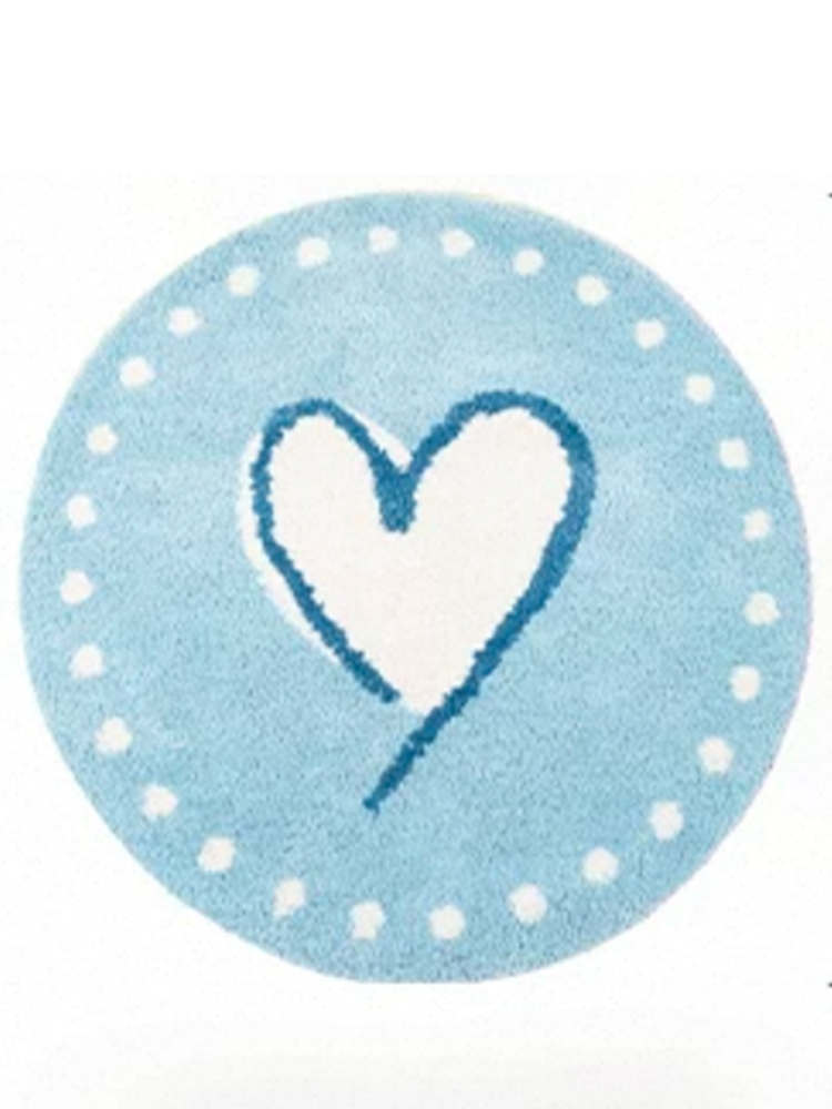 Machine Washable Round Rug for Bedroom Kids Room