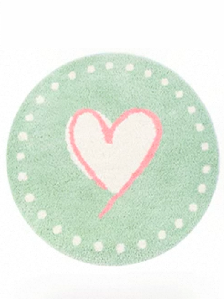 Machine Washable Round Rug for Bedroom Kids Room