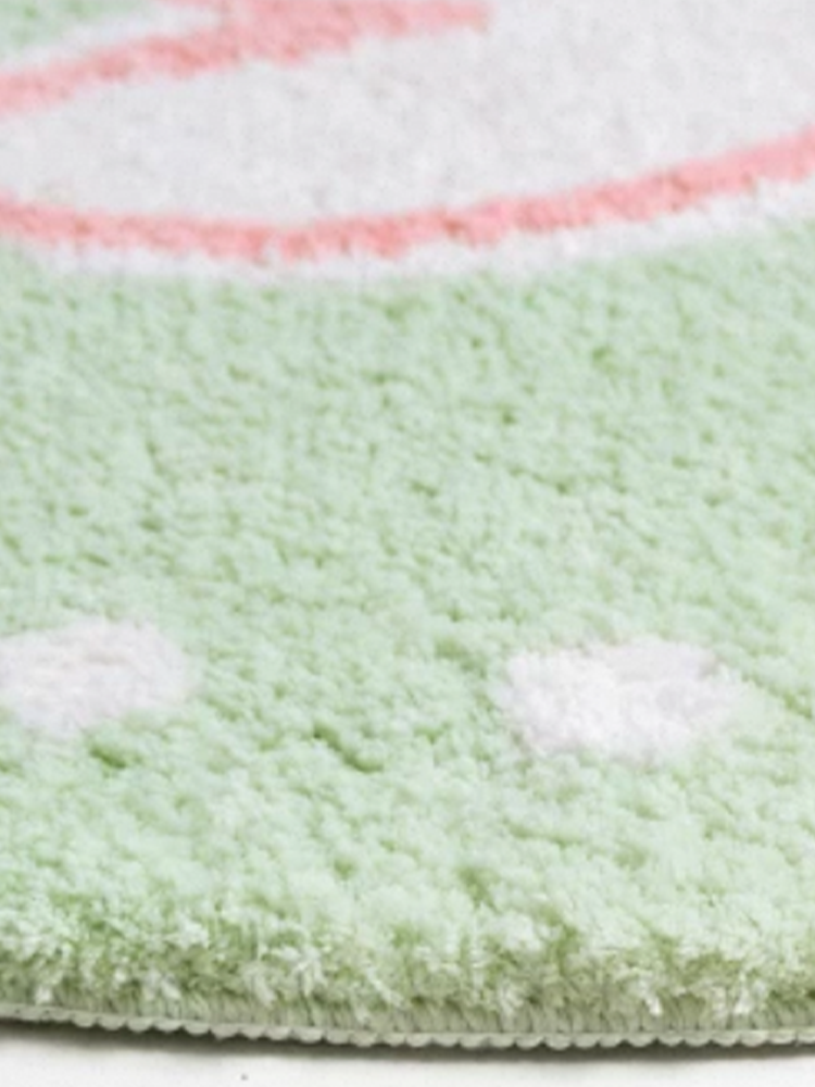 Machine Washable Round Rug for Bedroom Kids Room