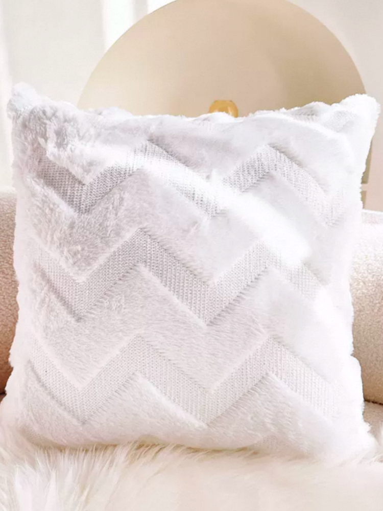 Velvet French Flower Decorative Pillow Cute Accent Cushion