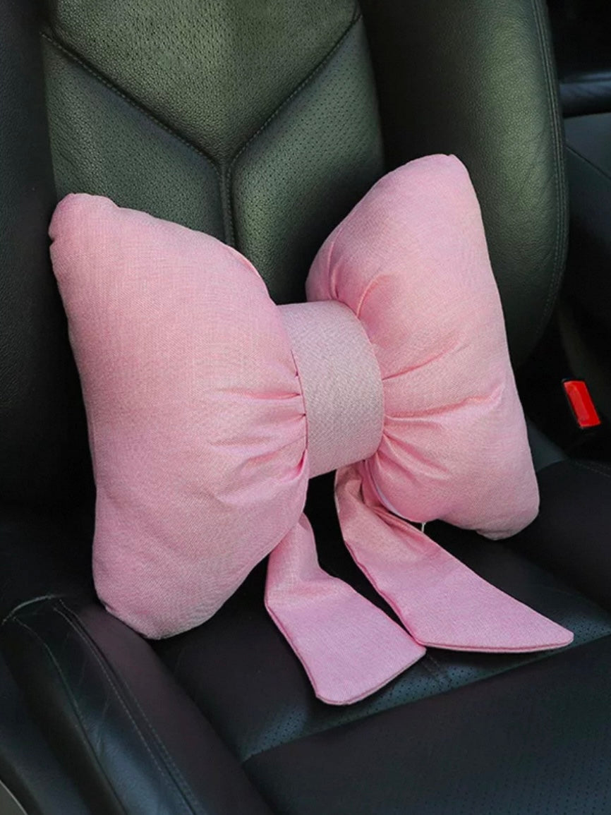 Bow Pillow Decorative Cushion for Car Sofa Bedroom