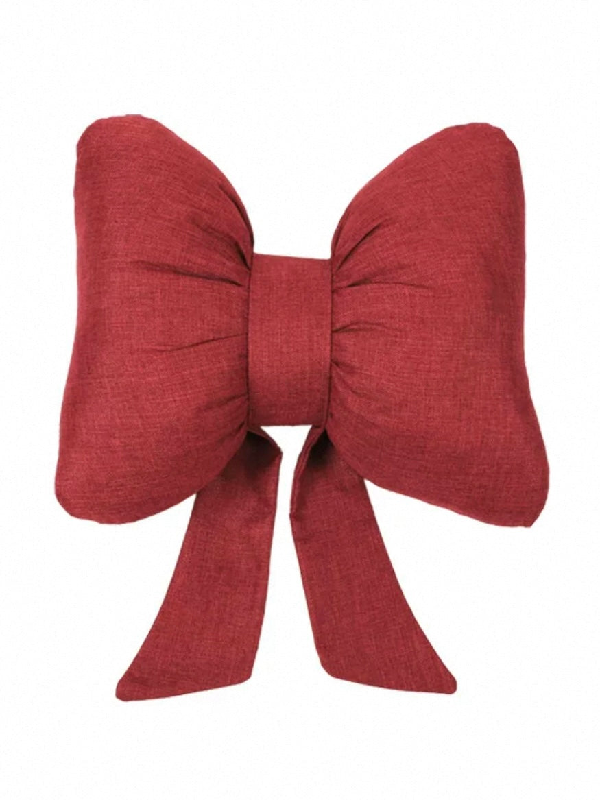 Bow Pillow Decorative Cushion for Car Sofa Bedroom
