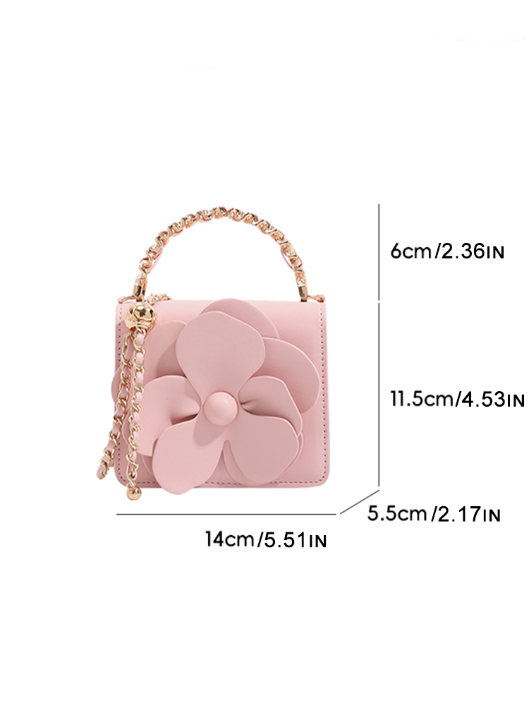 Mini Floral Chain Crossbody Bag