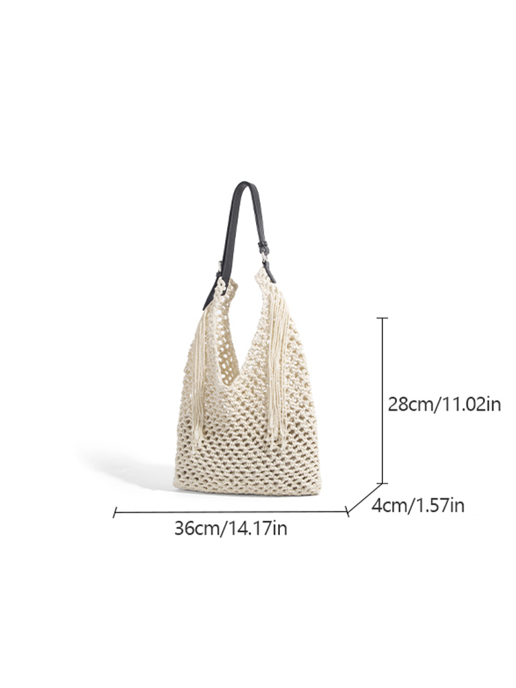 Hollow Tote Beach Shoulder Bag
