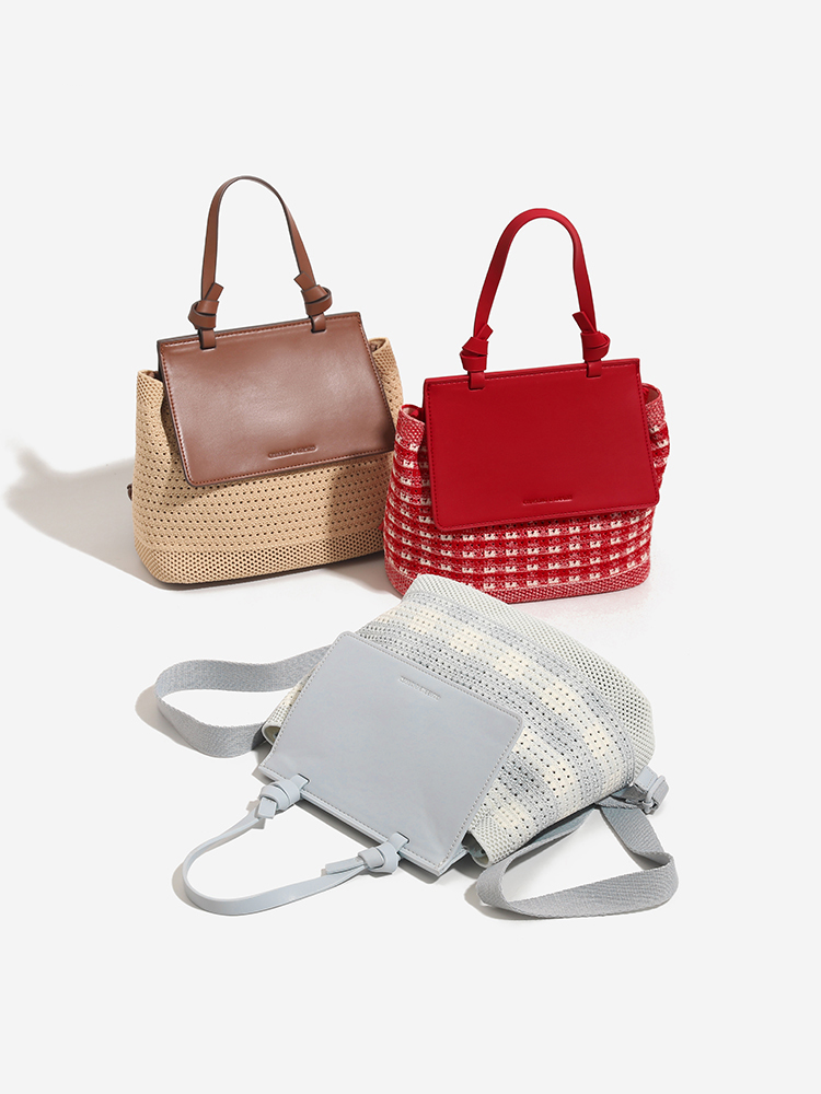 Vintage Woven Backpack