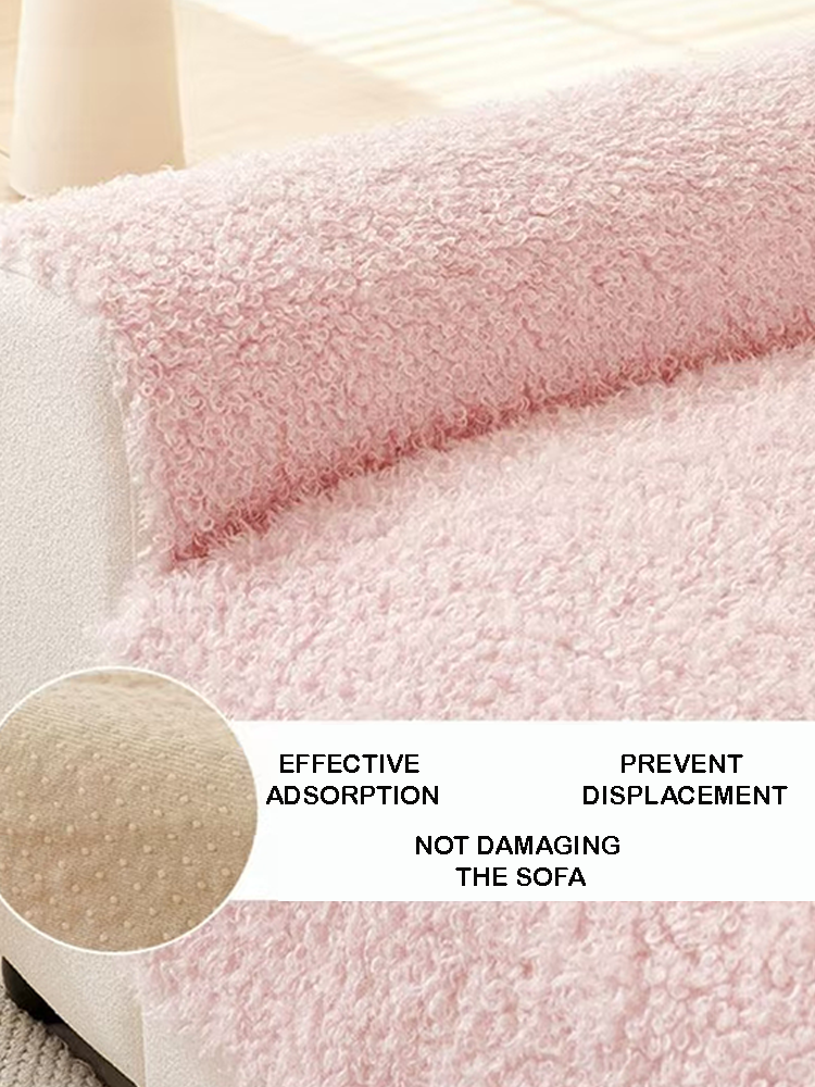 Soft Plush Thickened Non Slip Sofa Cover