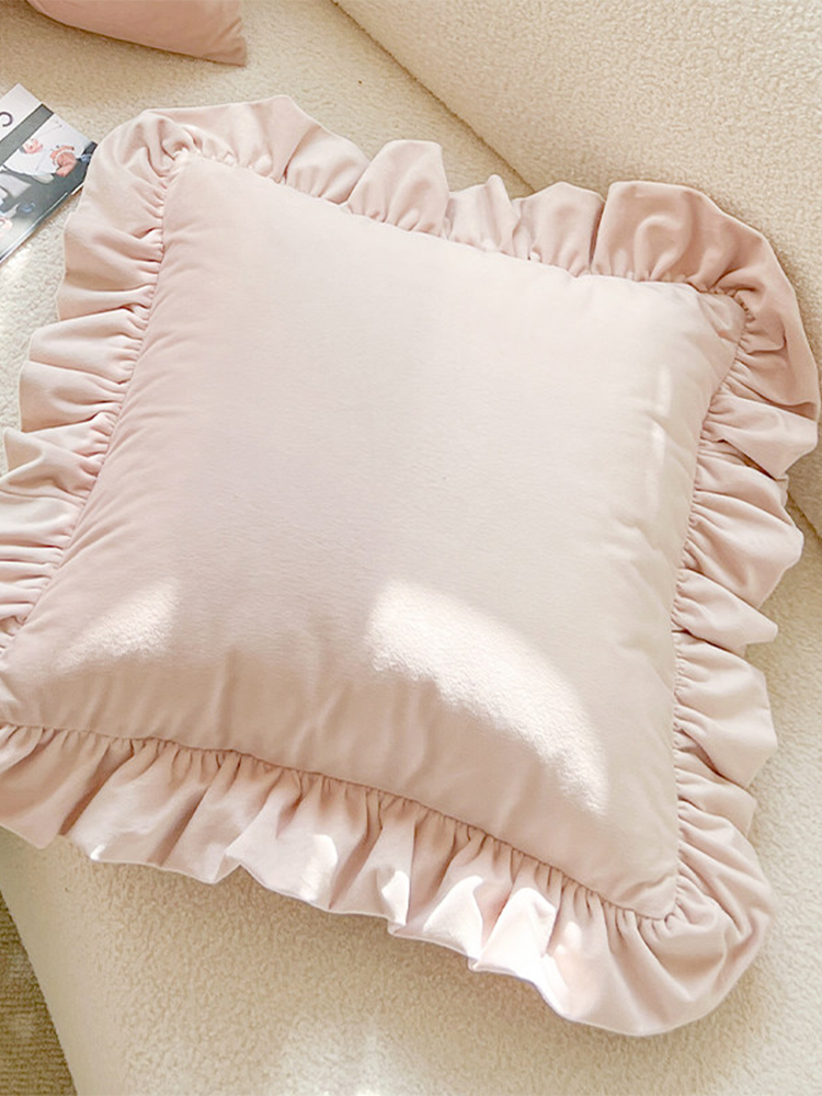 Cute Bow Decorative Pillow Accent Cushion for Living Room