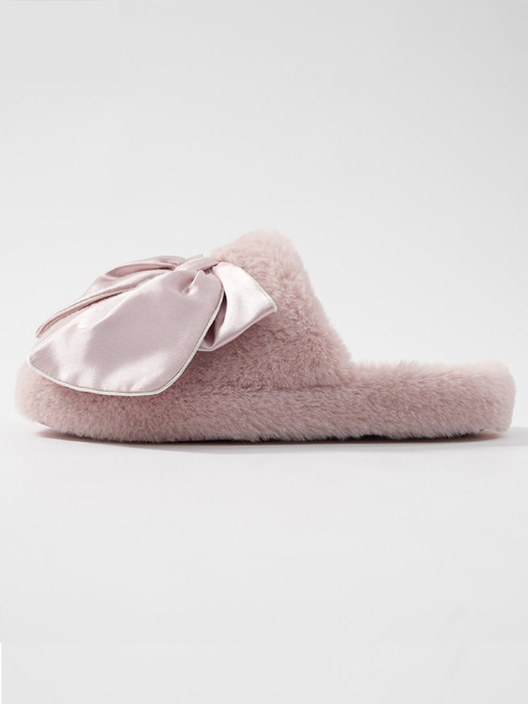 Thick Sole Fuzzy House Slippers Fall Winter Indoor
