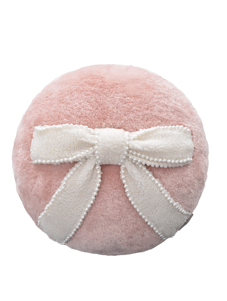 Pink Heart Decorative Pillow Cute Accent for Home
