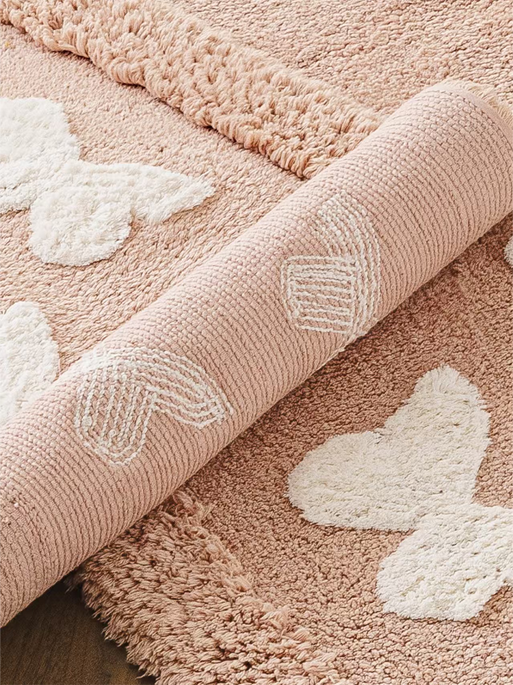 Thick Water Absorbent Anti Slip Shag Rug for Bedroom Bathroom