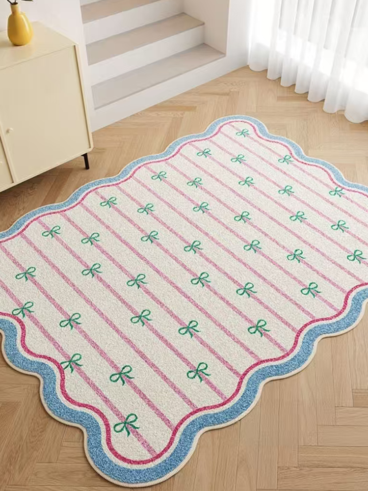Cartoon Bow Large Soft Decorative Rug