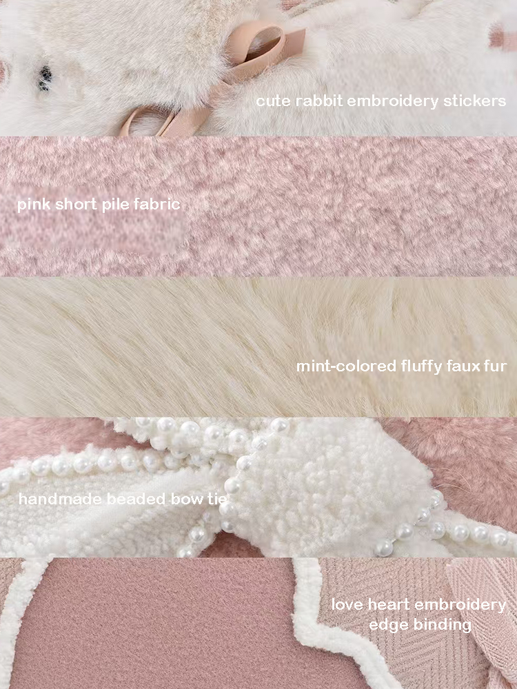 Pink Cute Decorative Throw Pillow for Sofa and Bedroom
