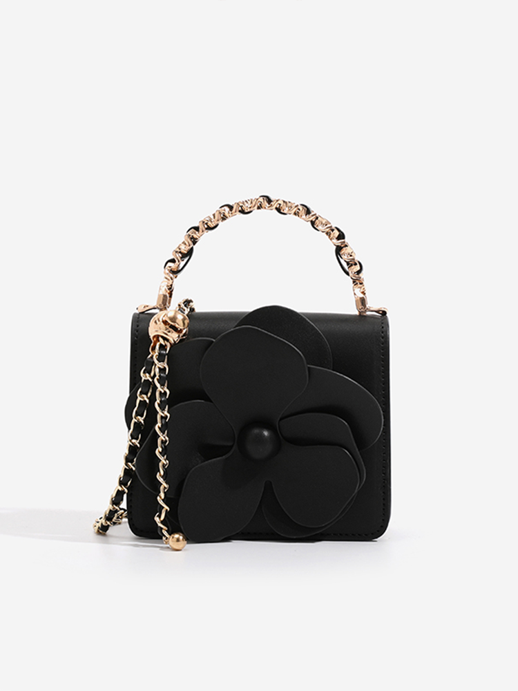 Mini Floral Chain Crossbody Bag