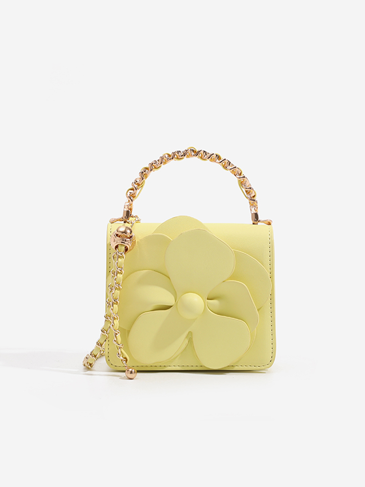 Mini Floral Chain Crossbody Bag