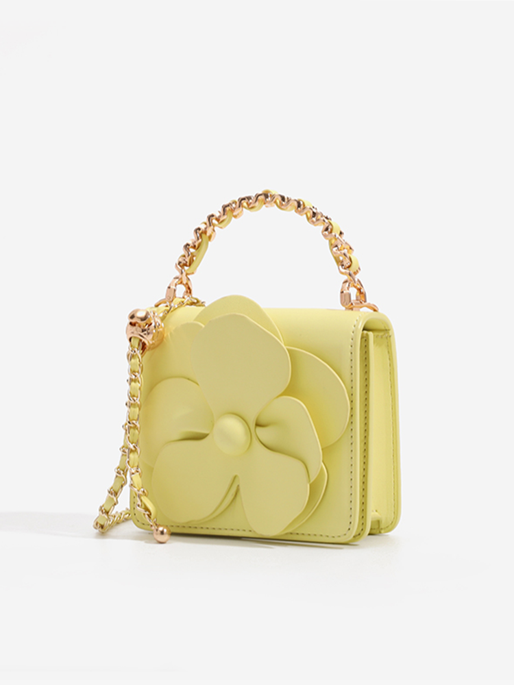 Mini Floral Chain Crossbody Bag