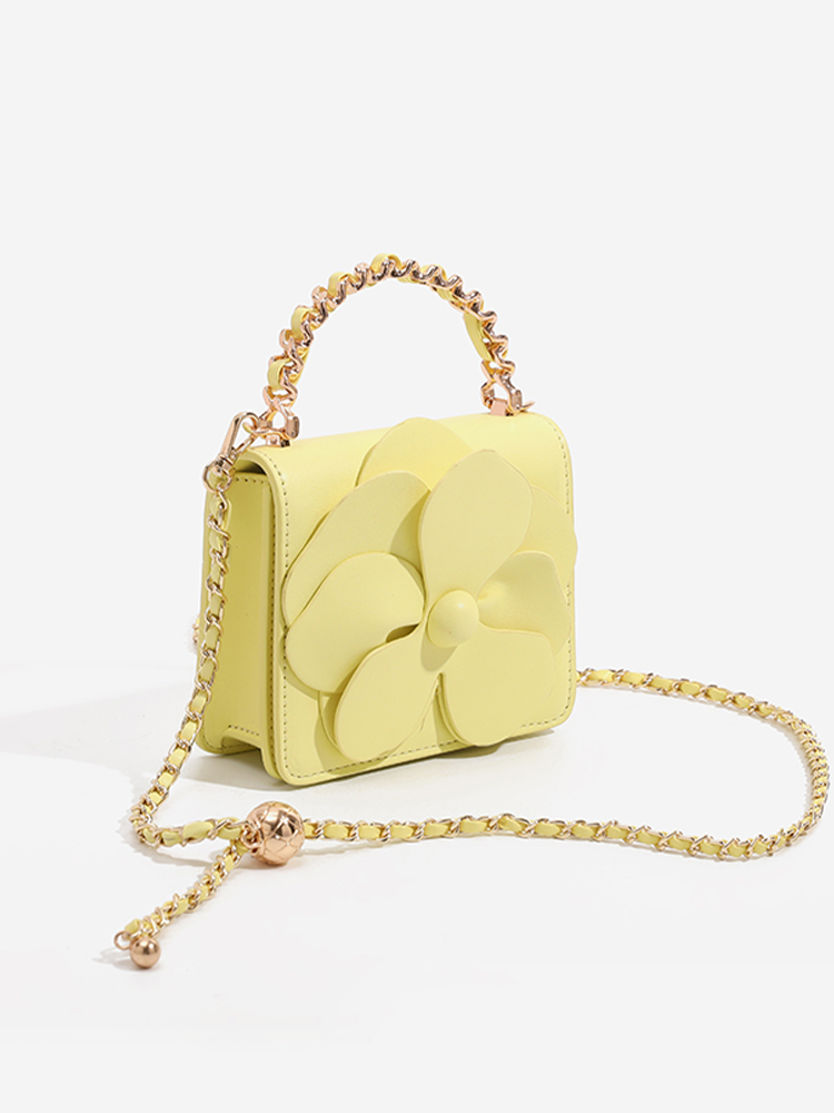 Mini Floral Chain Crossbody Bag