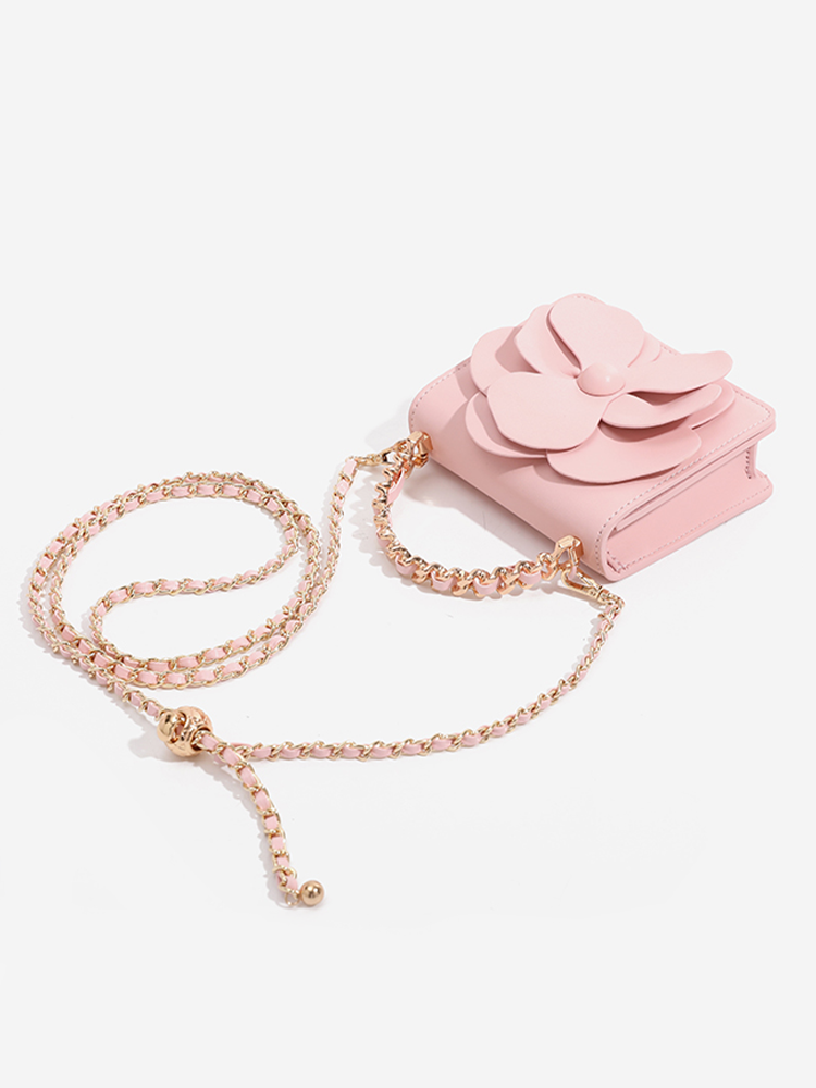 Mini Floral Chain Crossbody Bag