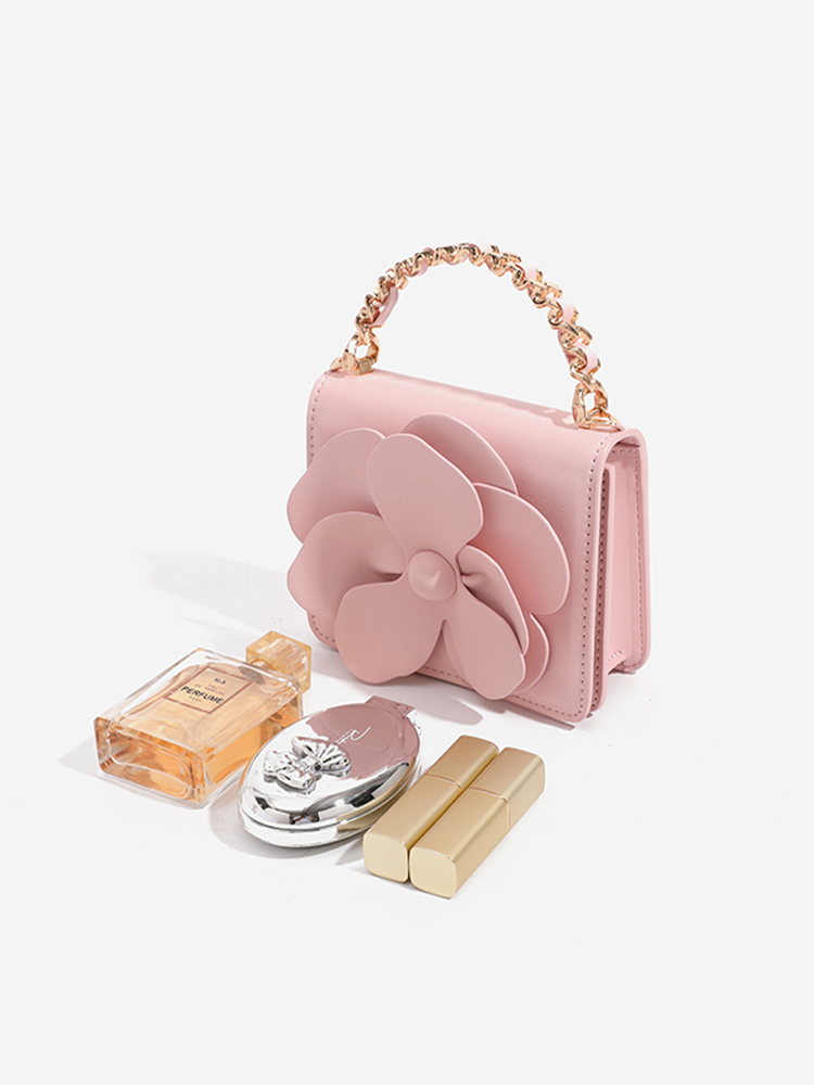 Mini Floral Chain Crossbody Bag