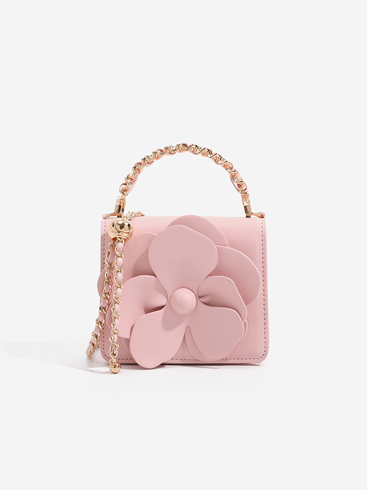 Mini Floral Chain Crossbody Bag