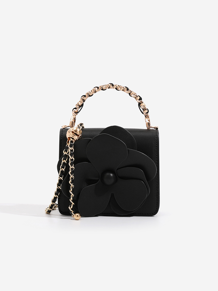 Mini Floral Chain Crossbody Bag