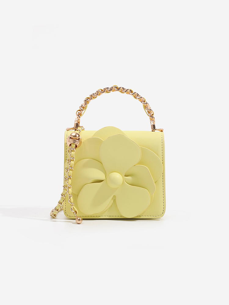 Mini Floral Chain Crossbody Bag