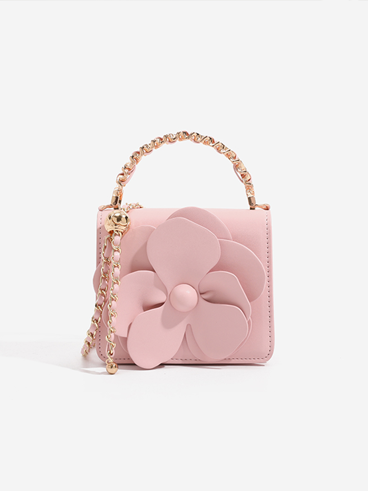 Mini Floral Chain Crossbody Bag
