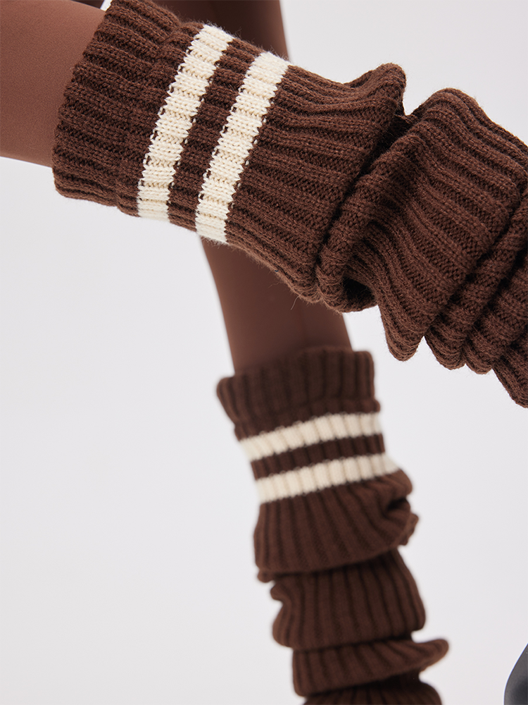 Knit Yogga Leg Warmer Socks Multicolor - Yangma