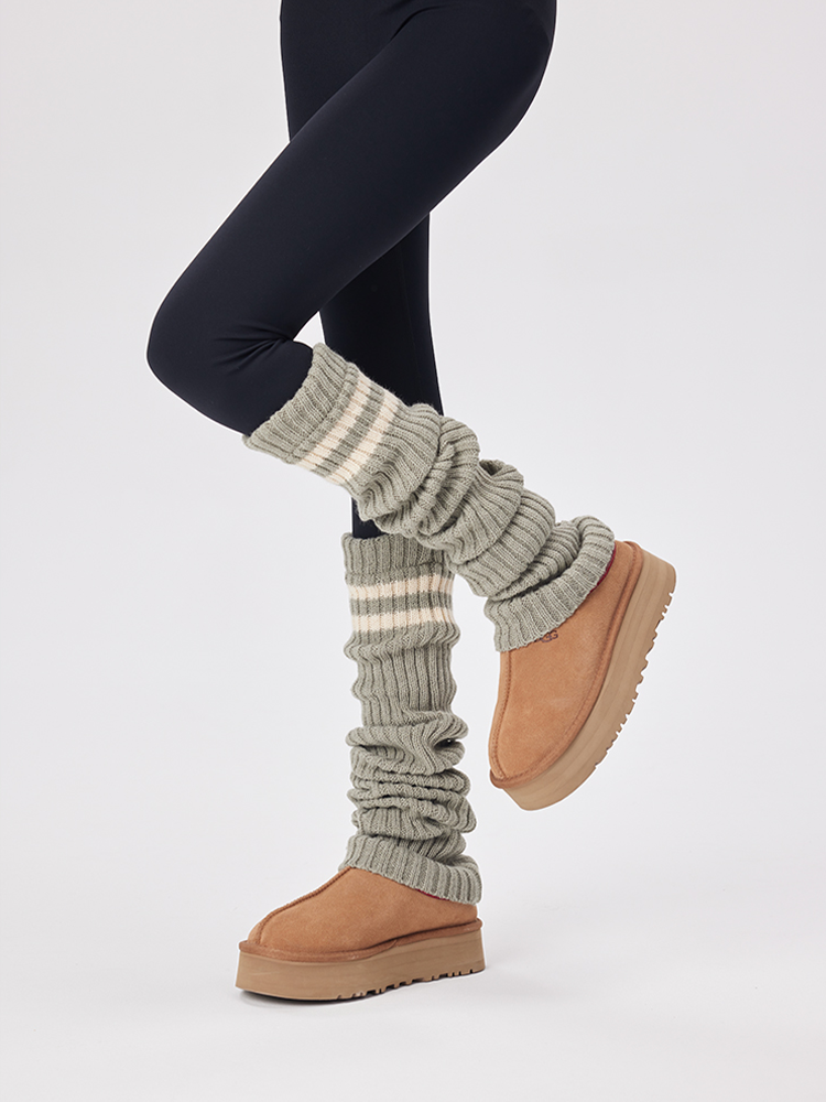 Knit Yogga Leg Warmer Socks Multicolor - Yangma