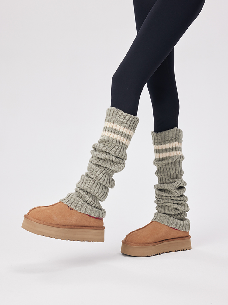 Knit Yogga Leg Warmer Socks Multicolor - Yangma