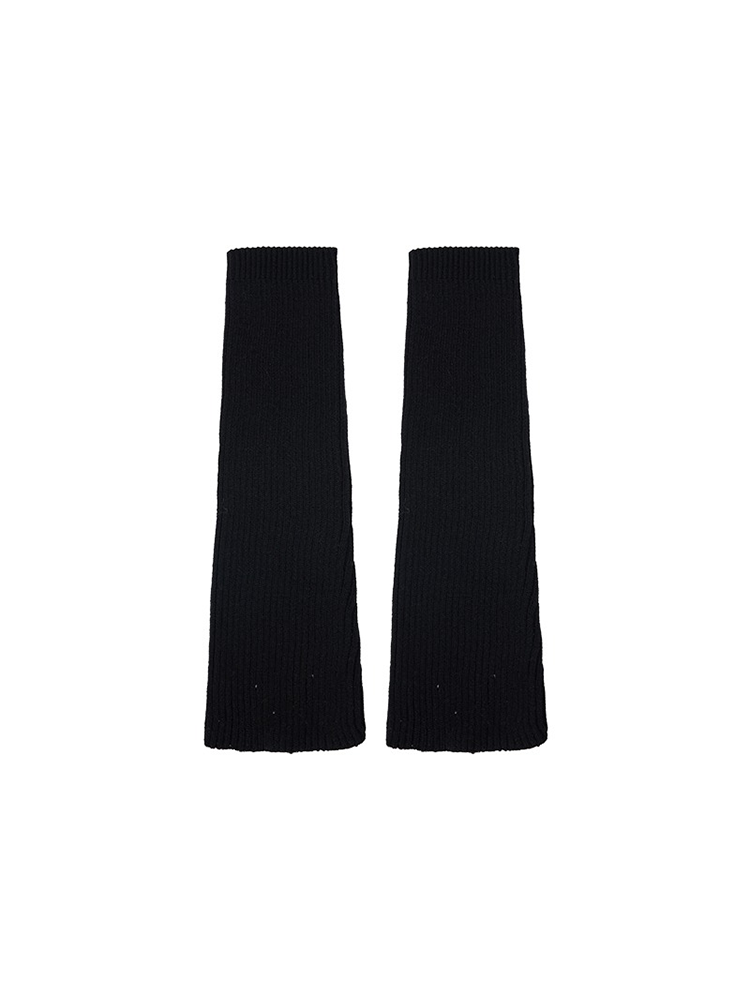 Retro Preppy Chic Ballet Leg Warmers Lady's Ankle Ribbed Knitted Socks - Yangma