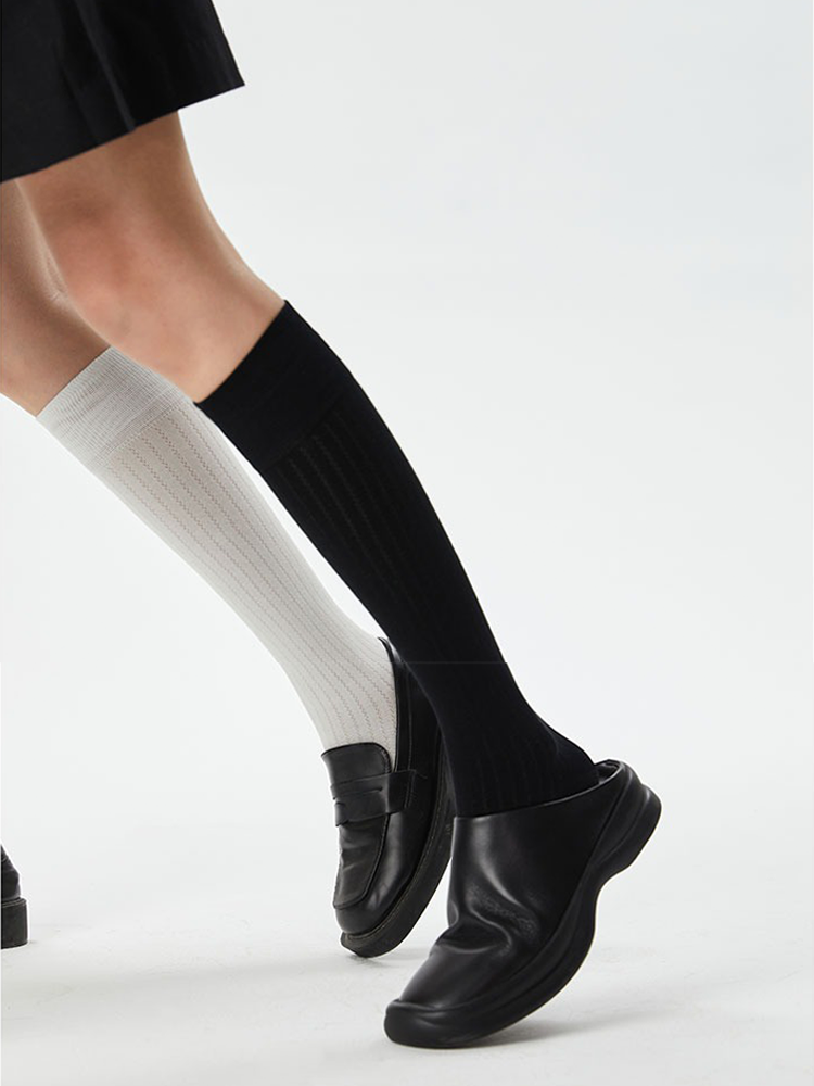 Gossip Girl Soft Tight Knee High Women's Socks - Yangma