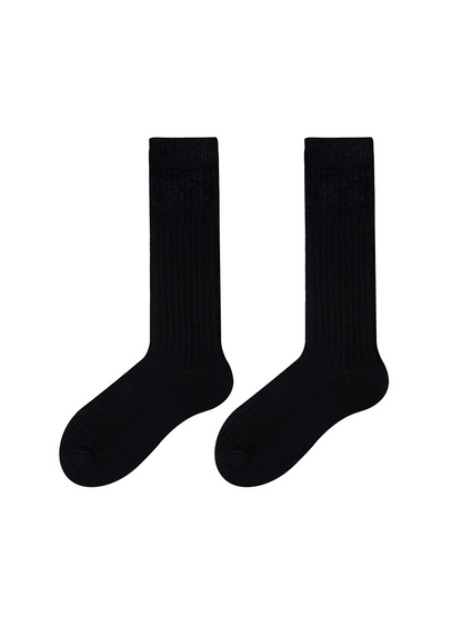 Stripe Furryy Soft Tight Knee High Women's Socks - Yangma