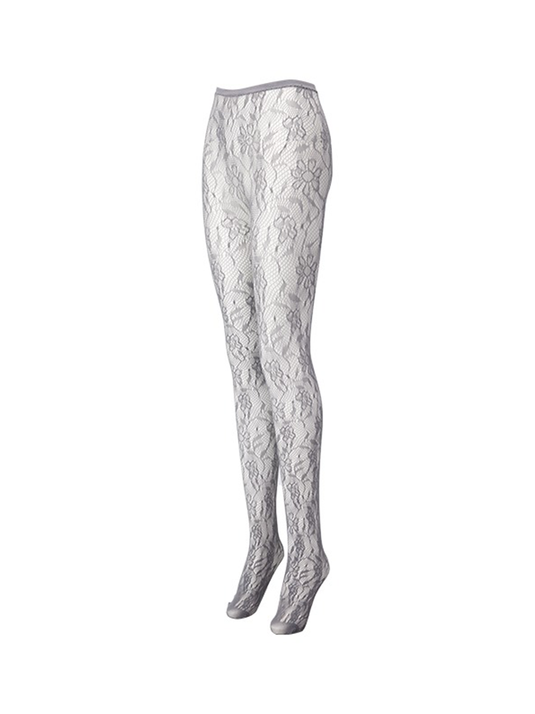 Women Patterned Fishnet Tights Black Lace Net Stockings Pantyhose - Yangma