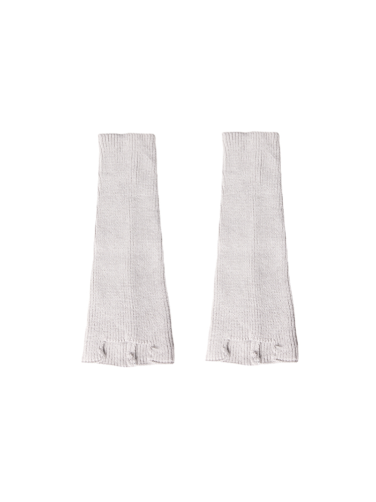 Retro Preppy Chic Ballet Leg Warmers Ribbed Knitted Socks - Yangma