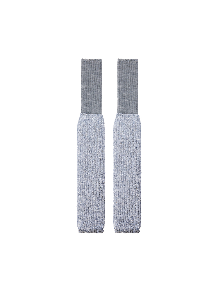 Yoga Dance Leg Warmers Glitter Chic Ribbed Knitted - Yangma