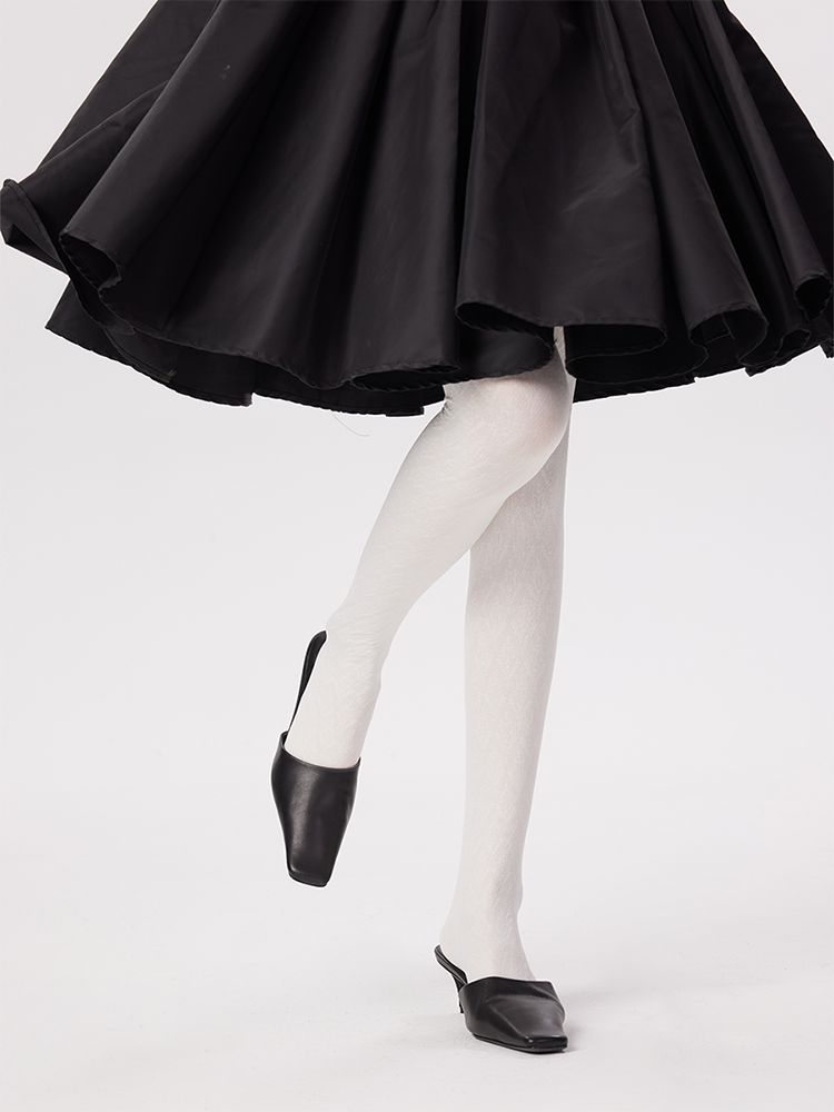 Lolita Cable Knit Tights Women High Elastic Soft Winter Pantyhose - Yangma