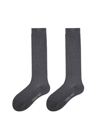 Women's Knee High Socks Thin Stripes Tube Socks - Yangma