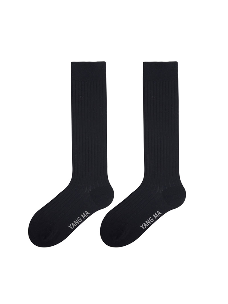 Women's Knee High Socks Thin Stripes Tube Socks - Yangma