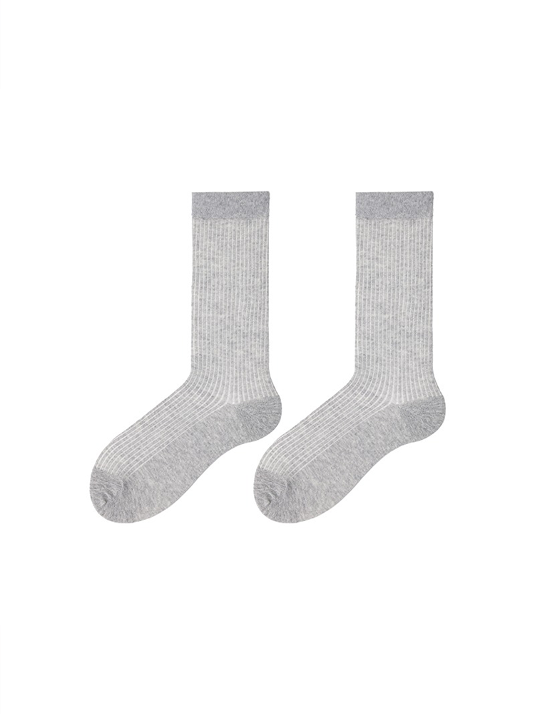 Women's Striped Socks Mid-Length Cotton Ankle Light Summer - Yangma