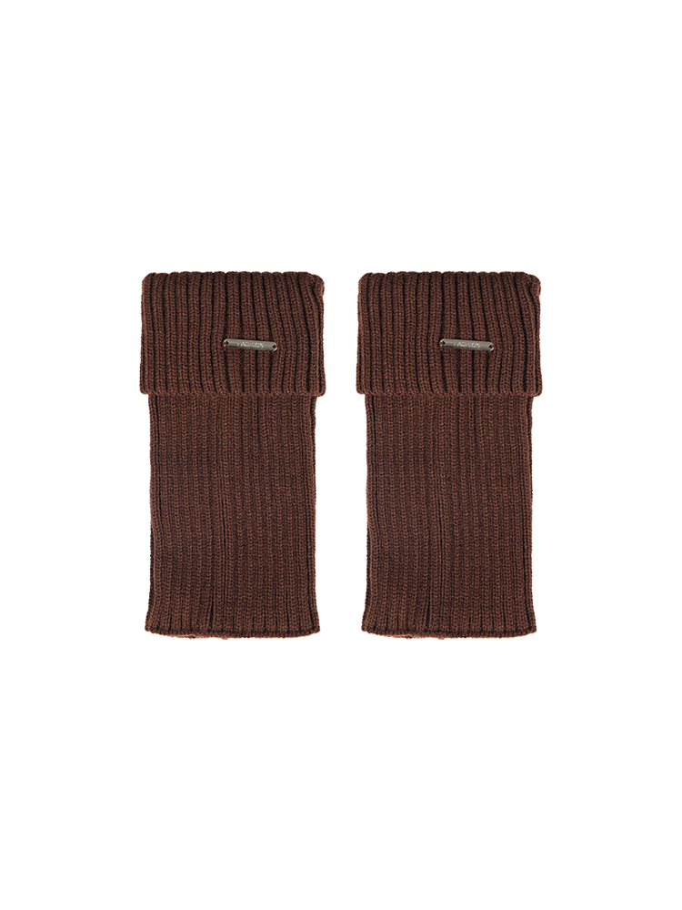 Retro Preppy Chic Ankle Leg Warmers Cable Knitted Cuffs - Yangma