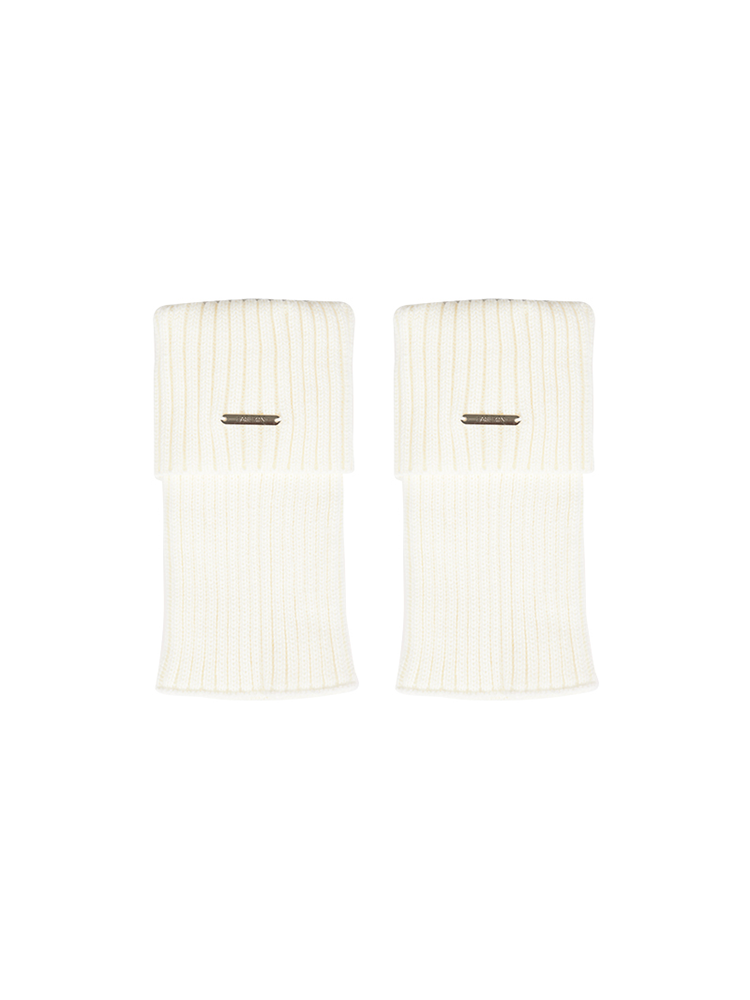 Retro Preppy Chic Ankle Leg Warmers Cable Knitted Cuffs - Yangma