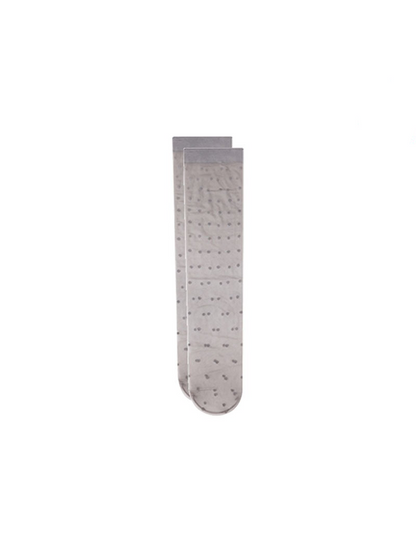 Sheer Knee High Stocking for Women Lady Spot Nylon Trouser Socks - Yangma