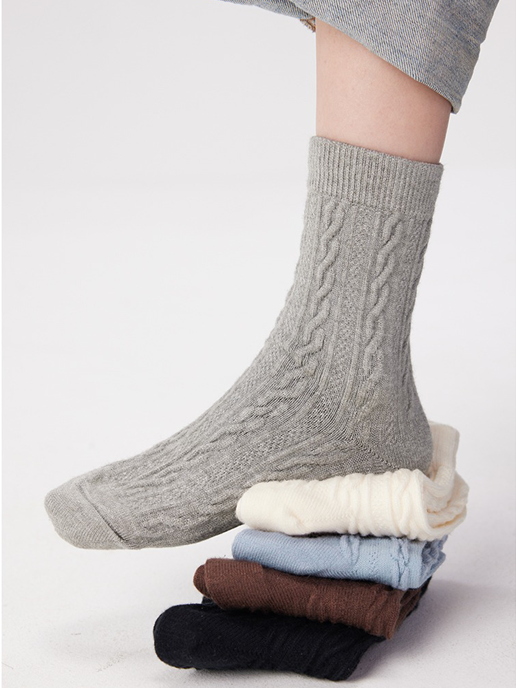 Women‘s Socks for Aesthetic Casual Neutral Cotton Ankle - Yangma