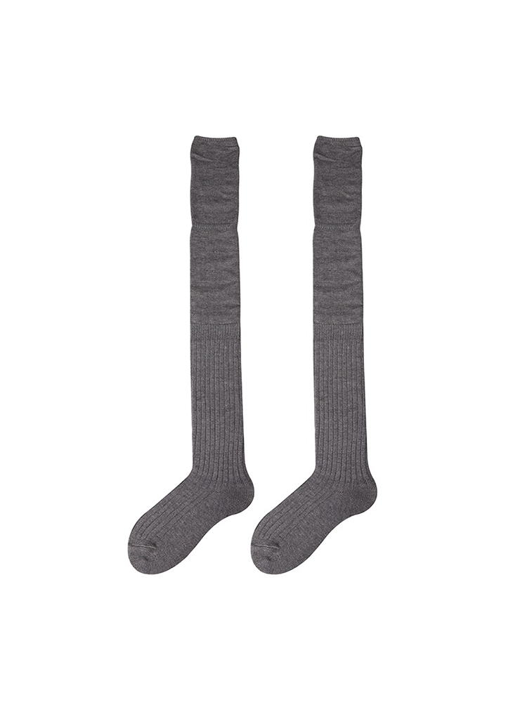 Women's Thigh Knee High Socks Boot Stocking Knit Leg Warmers - Yangma