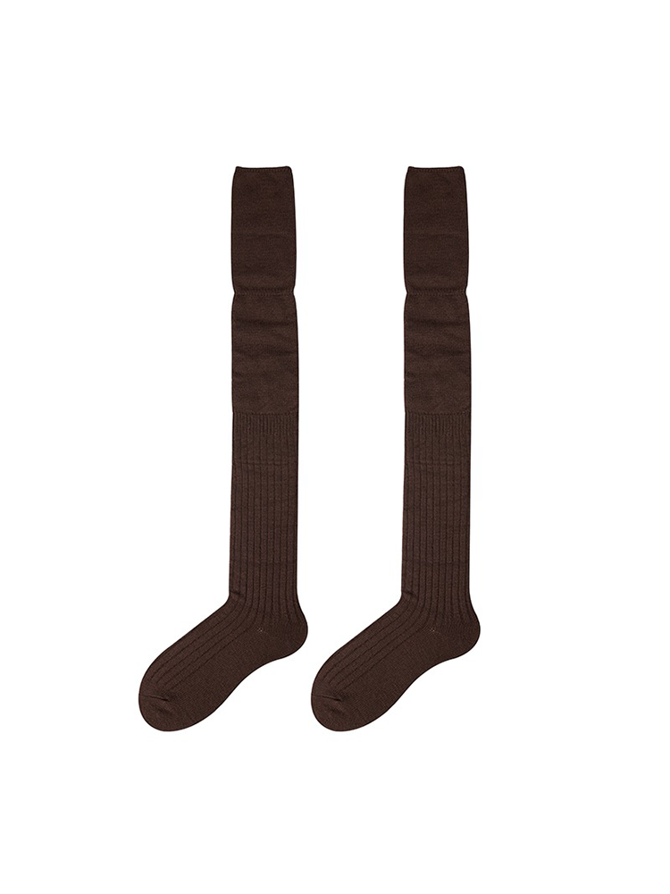 Women's Thigh Knee High Socks Boot Stocking Knit Leg Warmers - Yangma