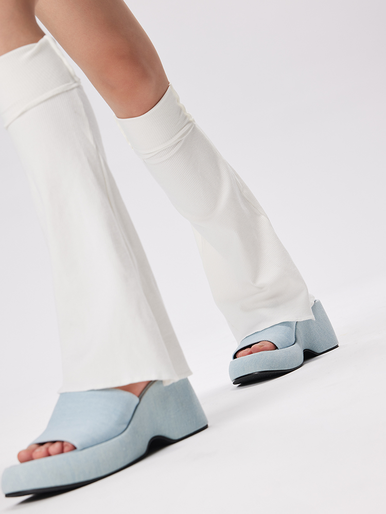 Girls Kawaii Leg Warmers Flared Leg Sleeves Baggy Cuff Ankle - Yangma