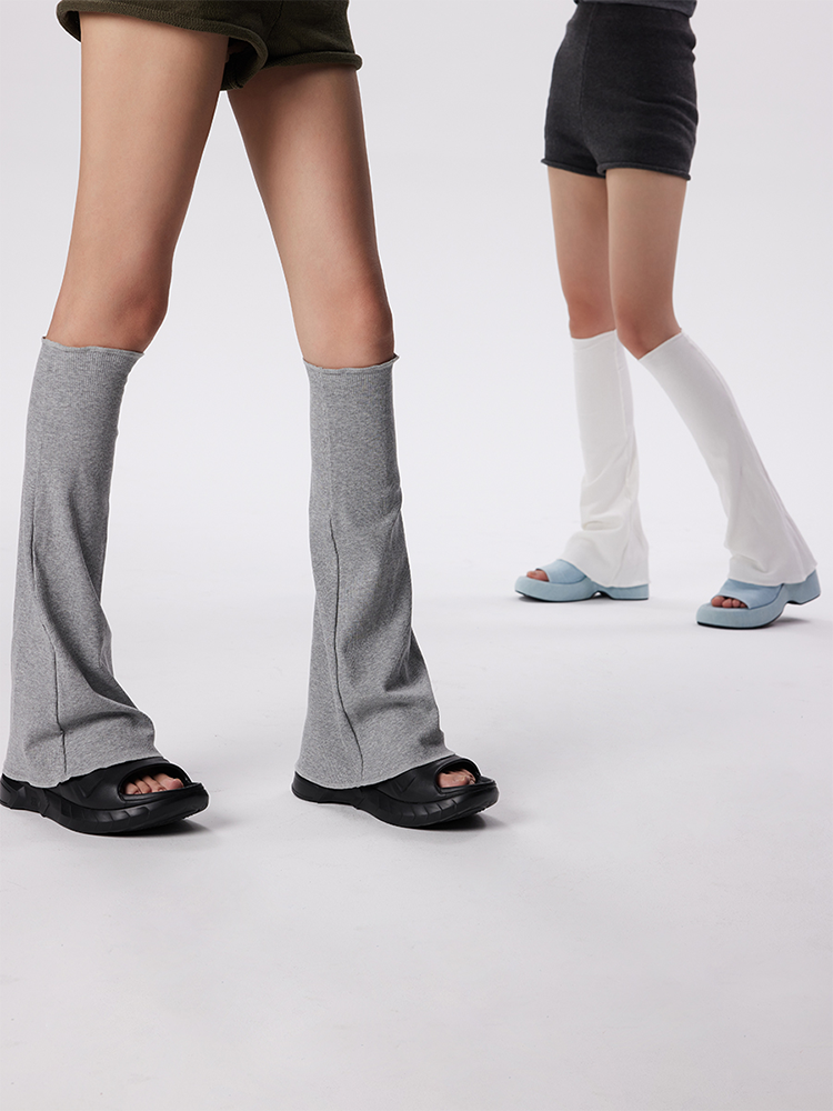 Girls Kawaii Leg Warmers Flared Leg Sleeves Baggy Cuff Ankle - Yangma