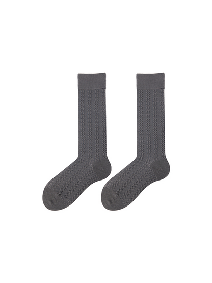 Women's Cable Knit Thigh High Boot Socks Extra Long Winter Stockings Leg Warmers - Yangma