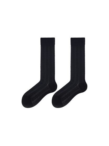 Women's Cable Knit Thigh High Boot Socks Extra Long Winter Stockings Leg Warmers - Yangma