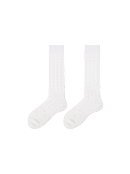Women's Cable Knit Thigh High Boot Socks Extra Long Winter Stockings Leg Warmers - Yangma